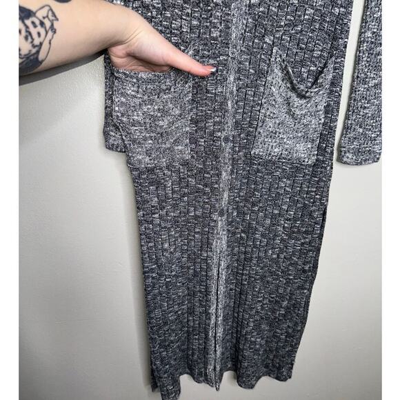 Anthropologie x Saturday Sunday Semana Duster Long Line Cardigan Gray Size XS - Picture 5 of 8
